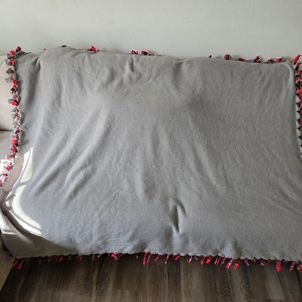 Fleece Knotted Tied Blanket Throw - St Louis Cardinals MLB L63